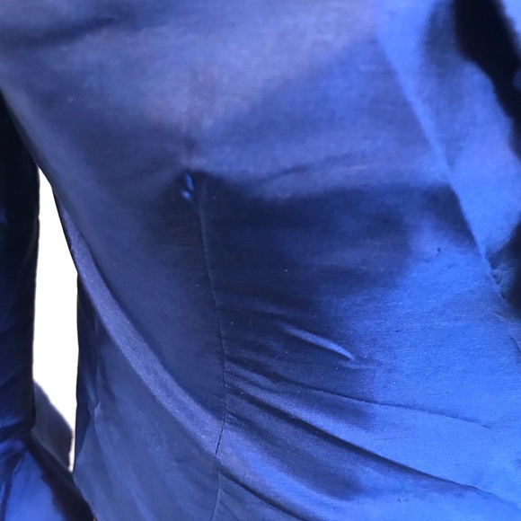 Silk Sunny Leigh cobalt blue wrap 12P blou… - Picture 5 of 5